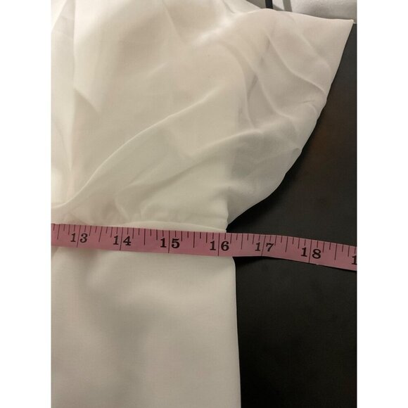 JJ'S HOUSE Bridesmaid Dress Floor-Length Chiffon Front Slit NWT size US 12 - Picture 11 of 13